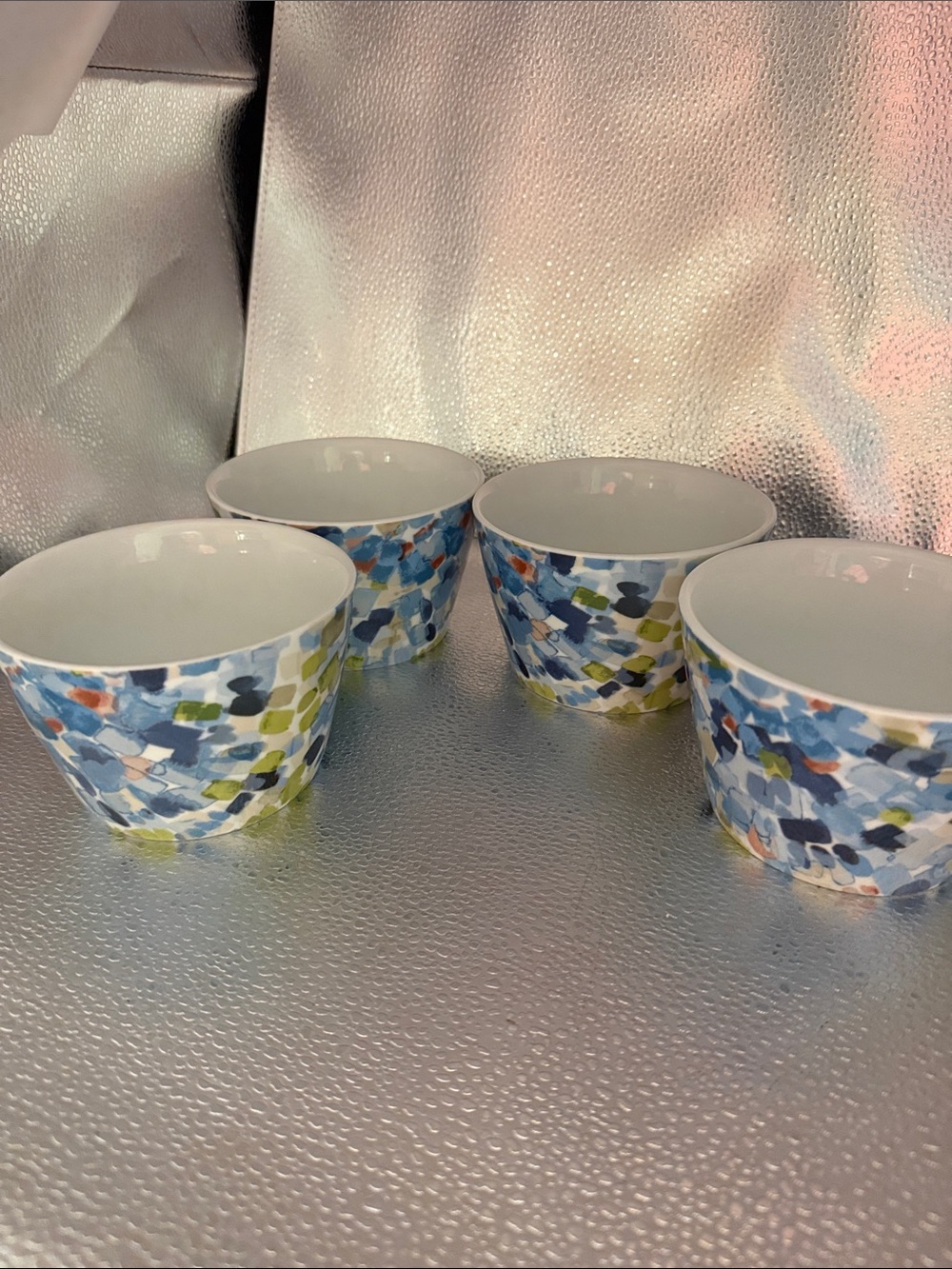 222fifth Selena Blue Porcelain Bowls